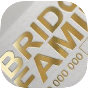 тиснение фольгой разного цвета